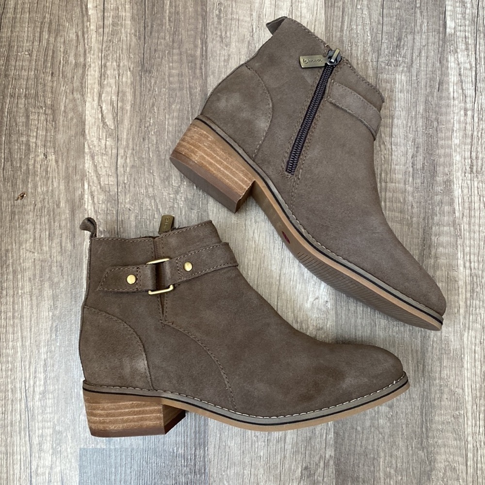 Blondo Ankle Bootie Waterproof Buckle Brown size 6.5